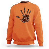 Orange Shirt Day Sweatshirt Every Child Is Important Native Children Anti Bully - Wonder Print Shop