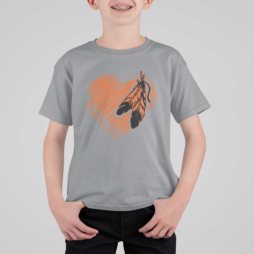 Orange Shirt Day T Shirt For Kid All Children Matter Native Children - Wonder Print Shop