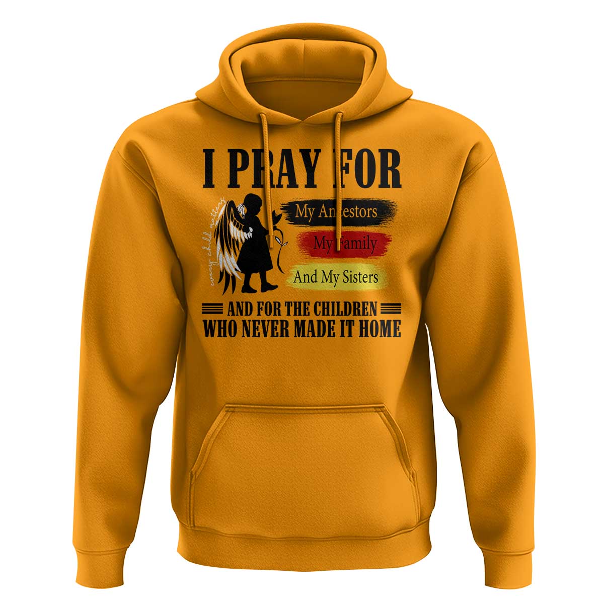 Orange Shirt Day Hoodie I Pray For The Children Who Never Made It Home - Wonder Print Shop