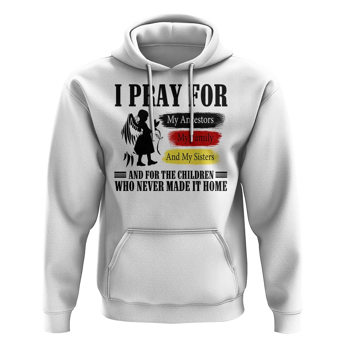 Orange Shirt Day Hoodie I Pray For The Children Who Never Made It Home - Wonder Print Shop