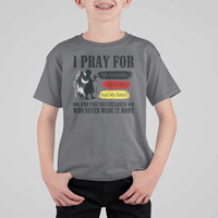 Orange Shirt Day T Shirt For Kid I Pray For The Children Who Never Made It Home - Wonder Print Shop