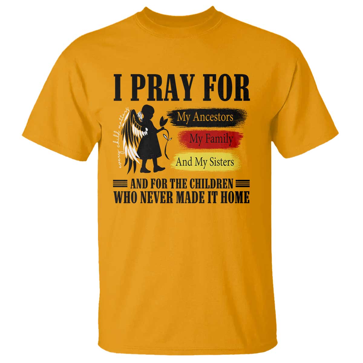 Orange Shirt Day T Shirt I Pray For The Children Who Never Made It Home - Wonder Print Shop