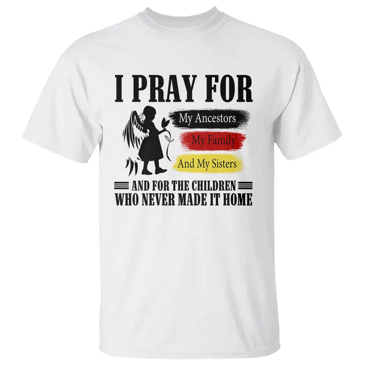 Orange Shirt Day T Shirt I Pray For The Children Who Never Made It Home - Wonder Print Shop