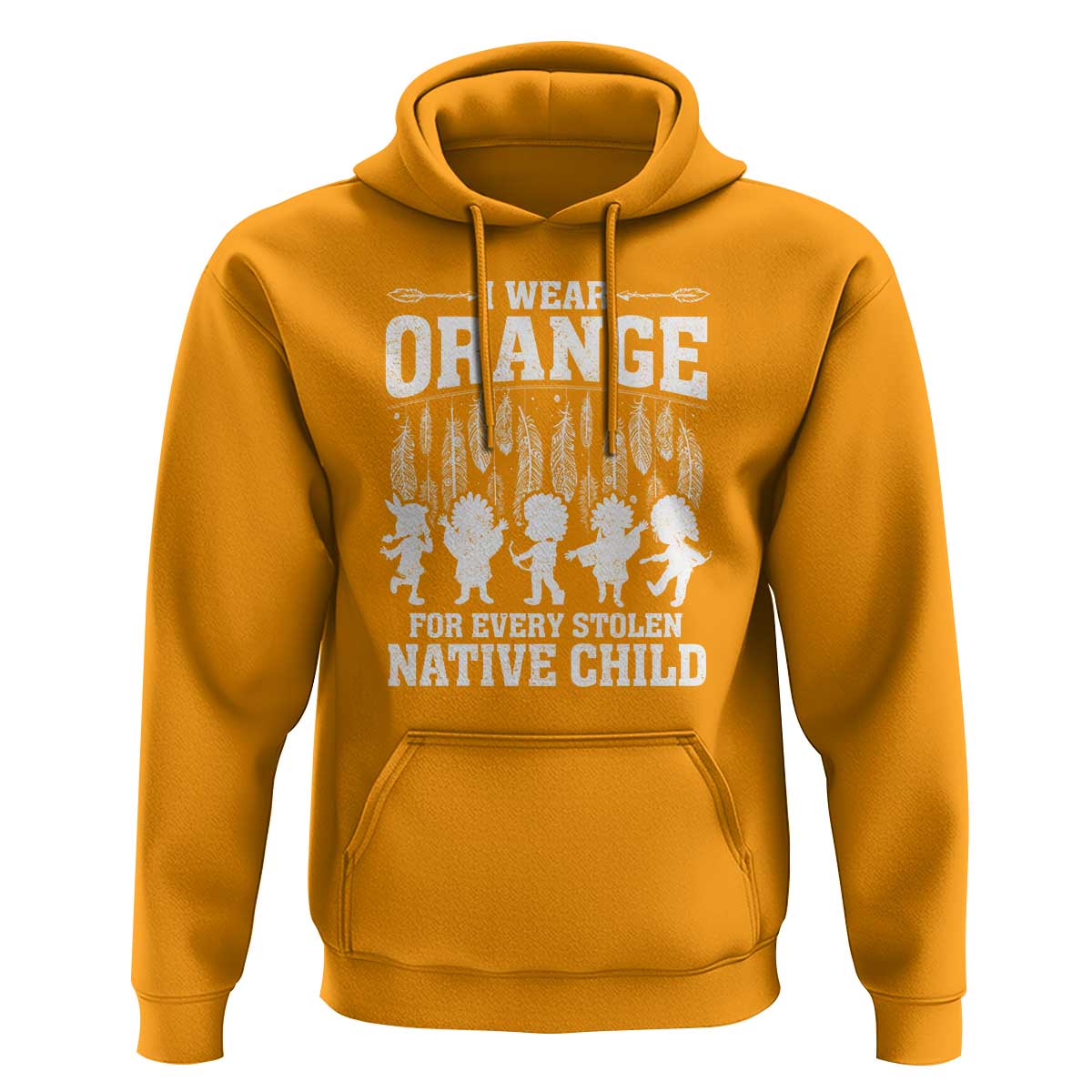Orange For Native Child Hoodie Truth And Reconciliation Indigenous Children - Wonder Print Shop
