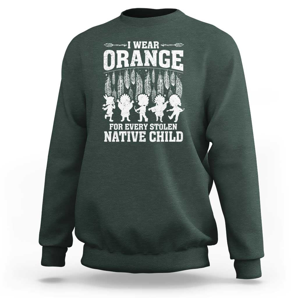 Orange For Native Child Sweatshirt Truth And Reconciliation Indigenous Children - Wonder Print Shop