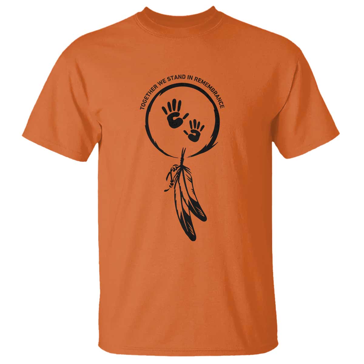 Orange Shirt Day T Shirt Together We Stand In Remembrance Native Child - Wonder Print Shop