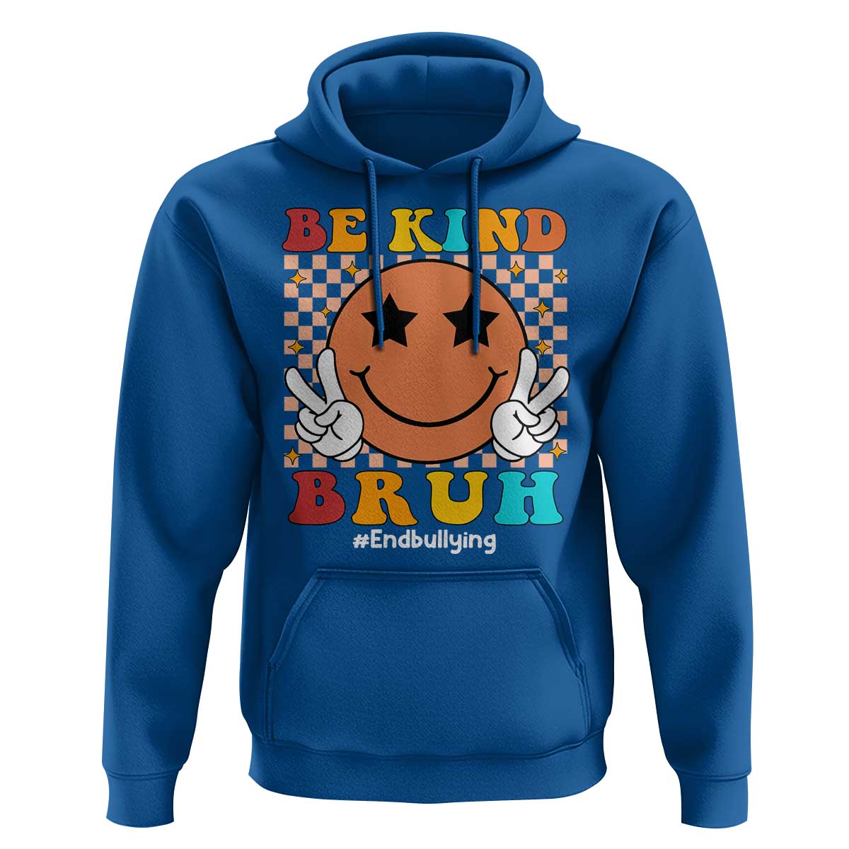 Anti Bullying Hoodie Be Kind Bruh Unity Day Orange Groovy