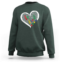 Unity Day Sweatshirt Orange Heart Be Kind Anti Bullying - Wonder Print Shop
