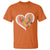 Unity Day T Shirt Orange Heart Be Kind Anti Bullying - Wonder Print Shop