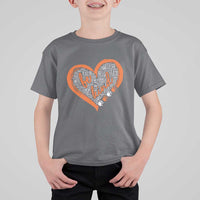 Anti Bullying T Shirt For Kid Orange Heart Be Kind Unity Day - Wonder Print Shop