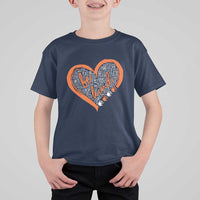 Anti Bullying T Shirt For Kid Orange Heart Be Kind Unity Day - Wonder Print Shop