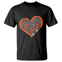 Anti Bullying T Shirt Orange Heart Be Kind Unity Day - Wonder Print Shop