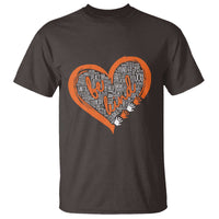 Anti Bullying T Shirt Orange Heart Be Kind Unity Day - Wonder Print Shop