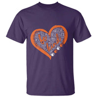 Anti Bullying T Shirt Orange Heart Be Kind Unity Day - Wonder Print Shop