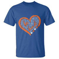 Anti Bullying T Shirt Orange Heart Be Kind Unity Day - Wonder Print Shop