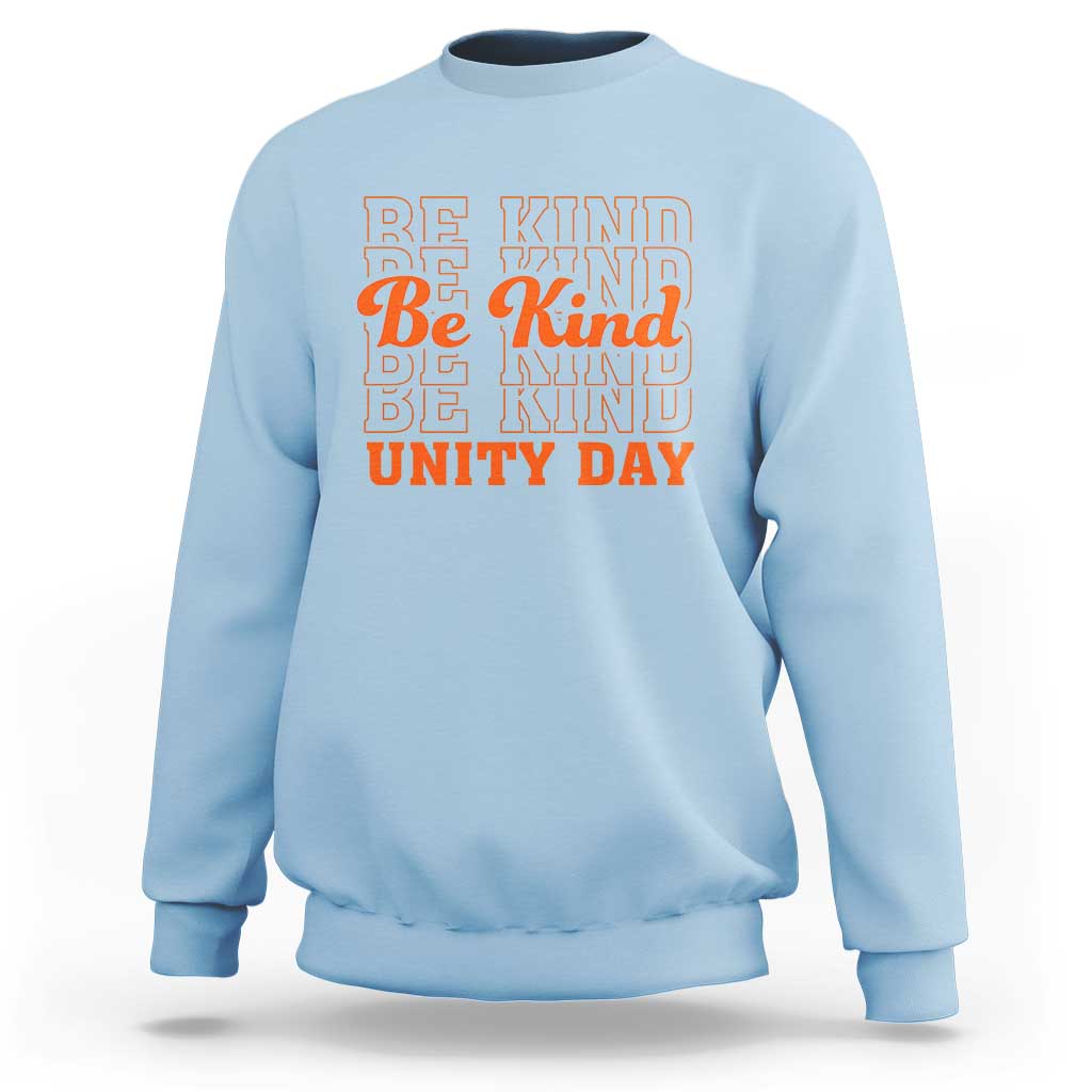 Anti Bullying Be Kind Unity Day Sweatshirt - Wonder Print Shop