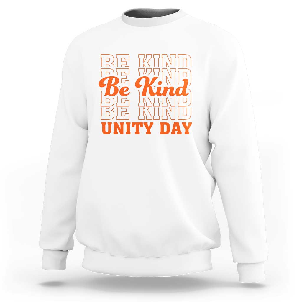 Anti Bullying Be Kind Unity Day Sweatshirt - Wonder Print Shop