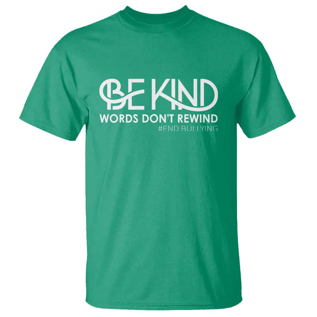Be Kind T Shirt Words Don't Rewind Unity Day Anti Bullying - Wonder Print Shop