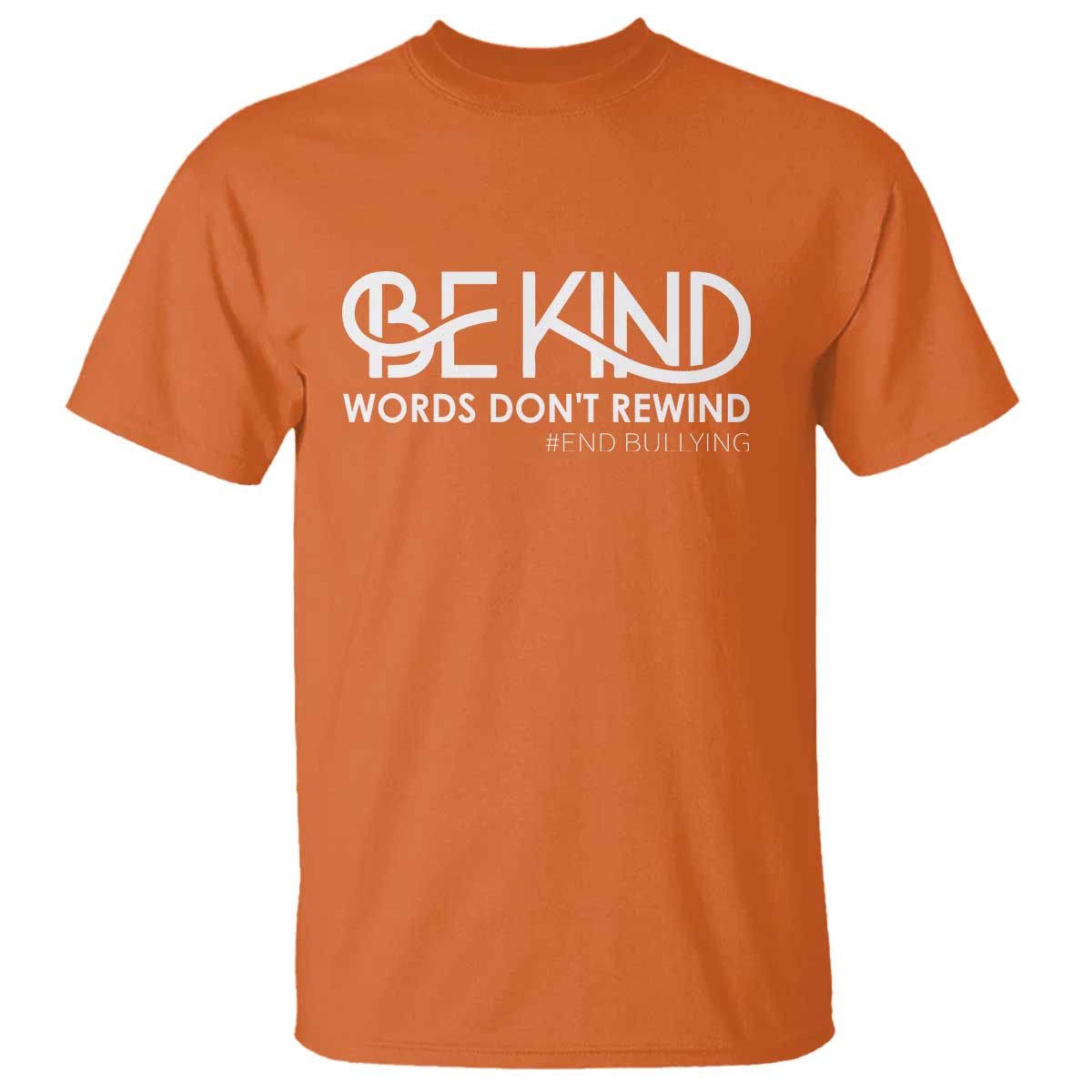 Be Kind T Shirt Words Don't Rewind Unity Day Anti Bullying - Wonder Print Shop