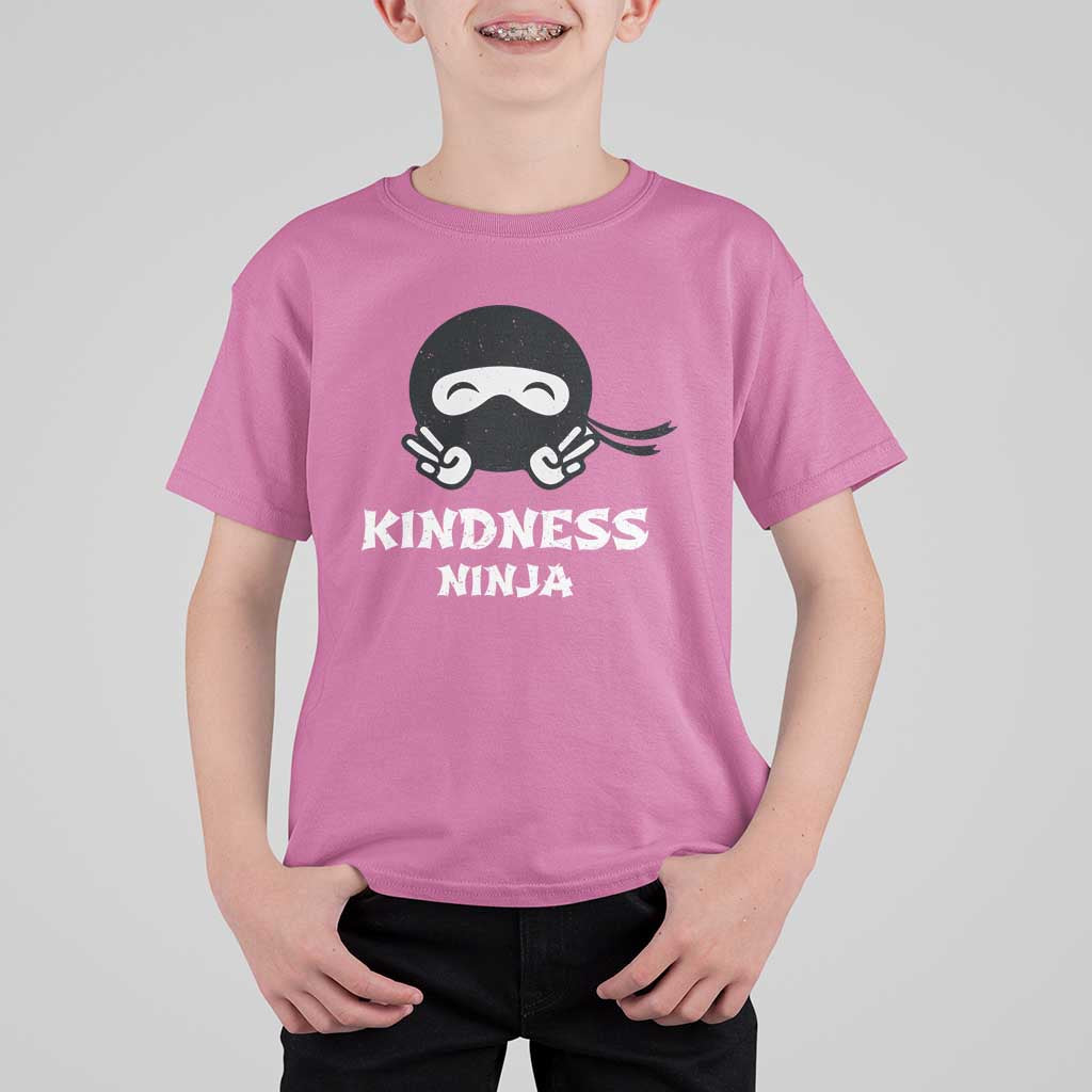 Unity Day T Shirt For Kid Kindness Ninja Anti Bullying - Wonder Print Shop