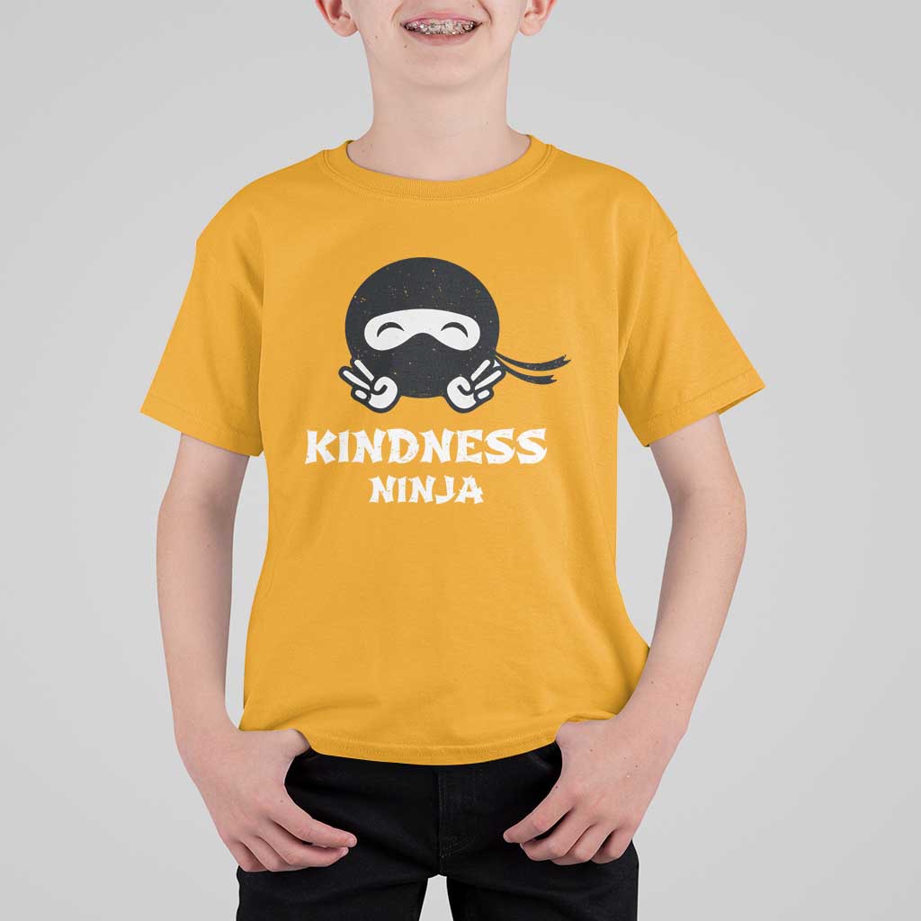 Unity Day T Shirt For Kid Kindness Ninja Anti Bullying - Wonder Print Shop