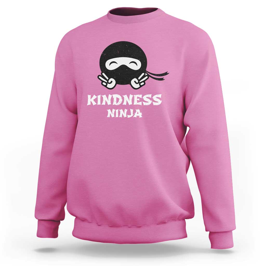Unity Day Sweatshirt Kindness Ninja Anti Bullying - Wonder Print Shop