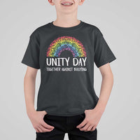 Unity Day T Shirt For Kid Together Against Bullying Rainbow Anti Bully - Wonder Print Shop