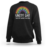 Unity Day Sweatshirt Together Against Bullying Rainbow Anti Bully - Wonder Print Shop