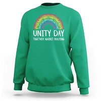 Unity Day Sweatshirt Together Against Bullying Rainbow Anti Bully - Wonder Print Shop