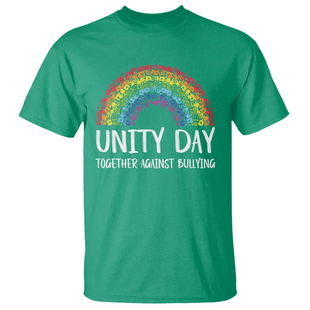 Unity Day T Shirt Together Against Bullying Rainbow Anti Bully - Wonder Print Shop