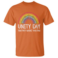 Unity Day T Shirt Together Against Bullying Rainbow Anti Bully - Wonder Print Shop