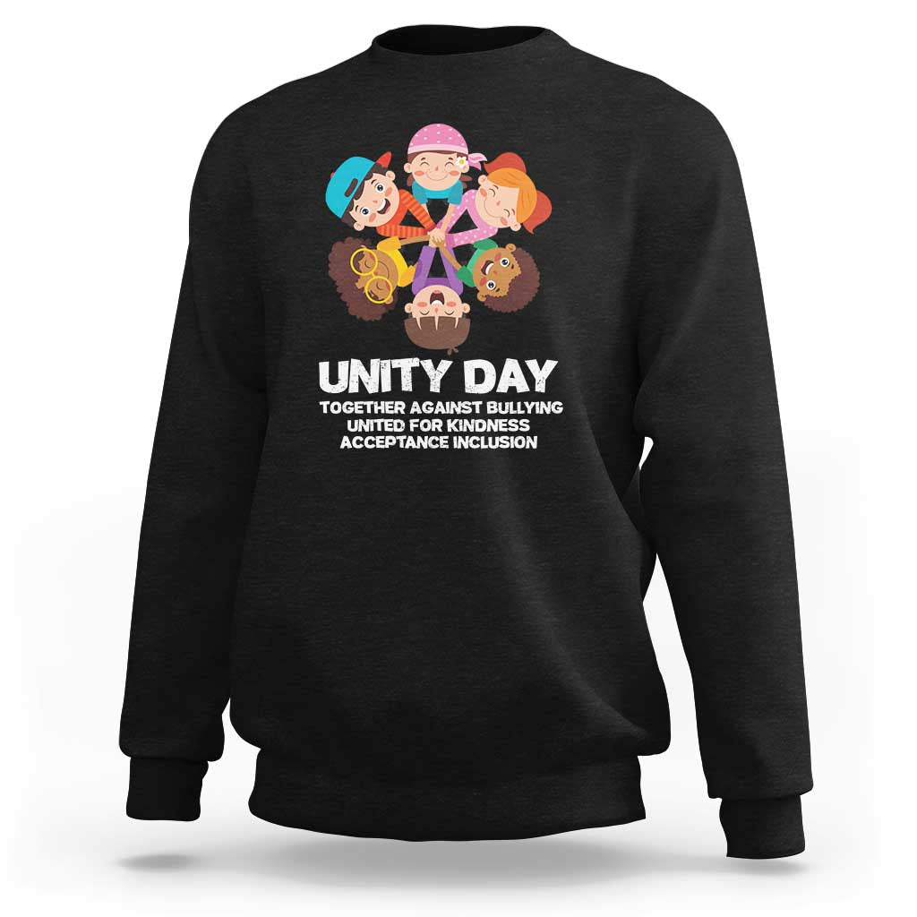 Unity Day Sweatshirt Together Against Bullying Cute Kids End Bullying - Wonder Print Shop