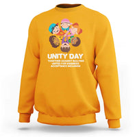 Unity Day Sweatshirt Together Against Bullying Cute Kids End Bullying - Wonder Print Shop