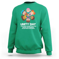 Unity Day Sweatshirt Together Against Bullying Cute Kids End Bullying - Wonder Print Shop