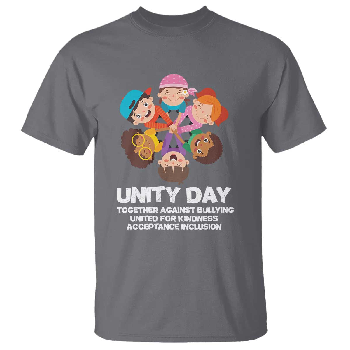 Unity Day T Shirt Together Against Bullying Cute Kids End Bullying - Wonder Print Shop