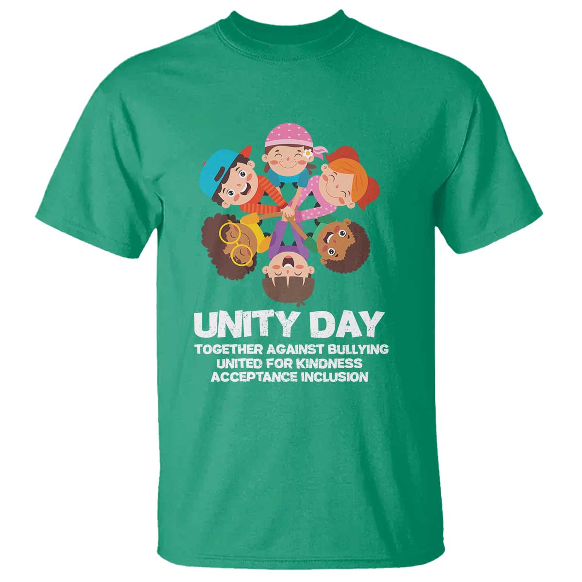 Unity Day T Shirt Together Against Bullying Cute Kids End Bullying - Wonder Print Shop