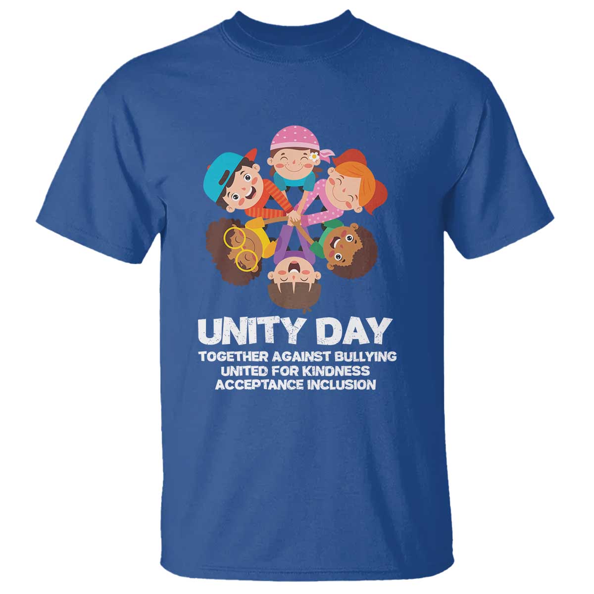 Unity Day T Shirt Together Against Bullying Cute Kids End Bullying - Wonder Print Shop