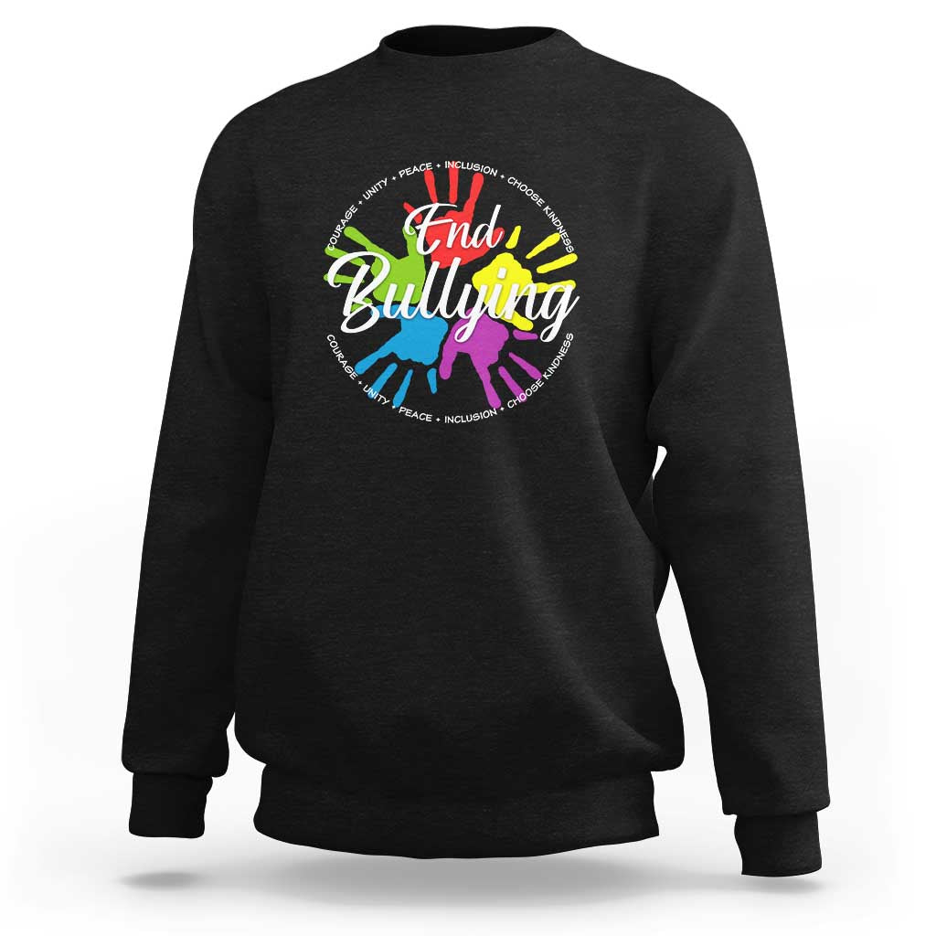 Anti Bullying Sweatshirt Choose Kindness Unity Day - Wonder Print Shop