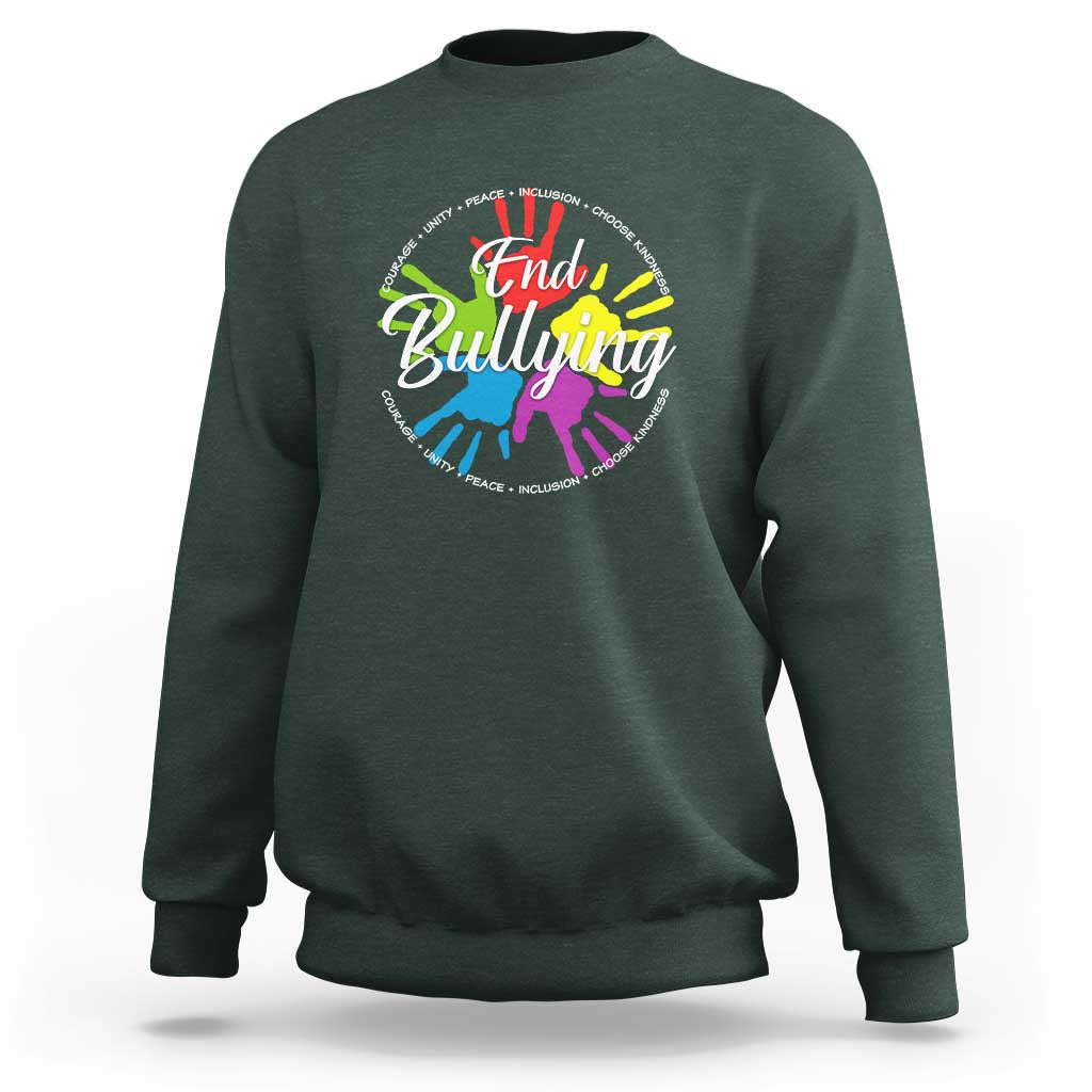 Anti Bullying Sweatshirt Choose Kindness Unity Day - Wonder Print Shop