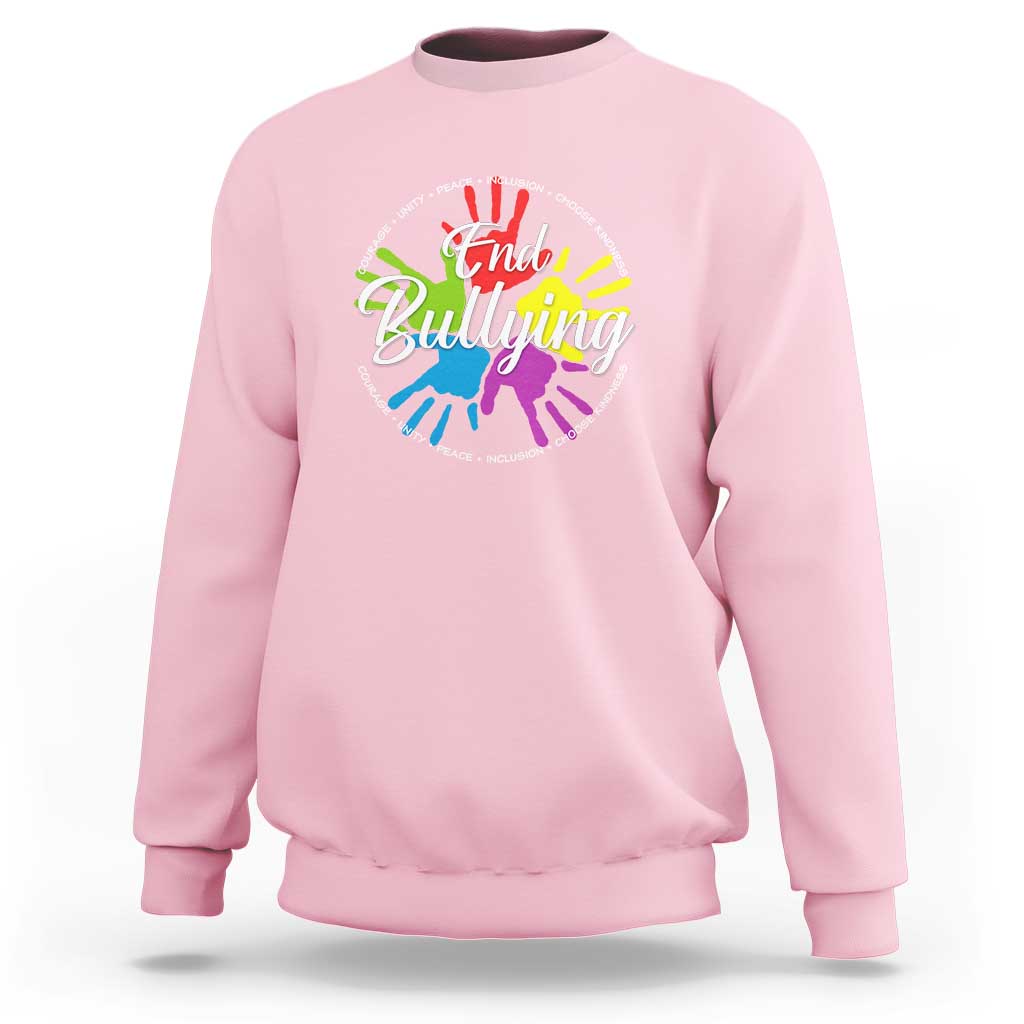 Anti Bullying Sweatshirt Choose Kindness Unity Day - Wonder Print Shop