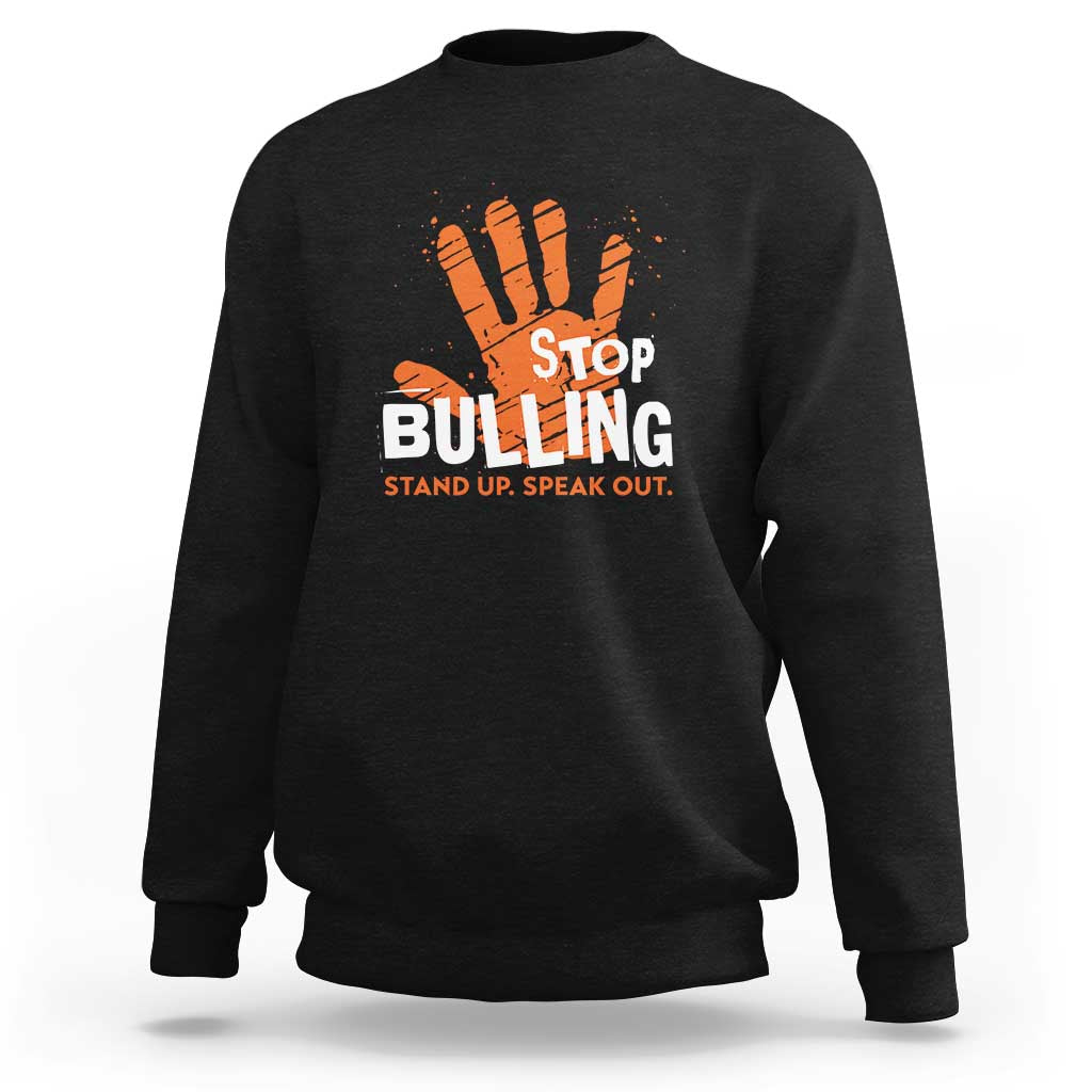 Unity Day Sweatshirt Stop Bullying Stand Up Speak Out - Wonder Print Shop