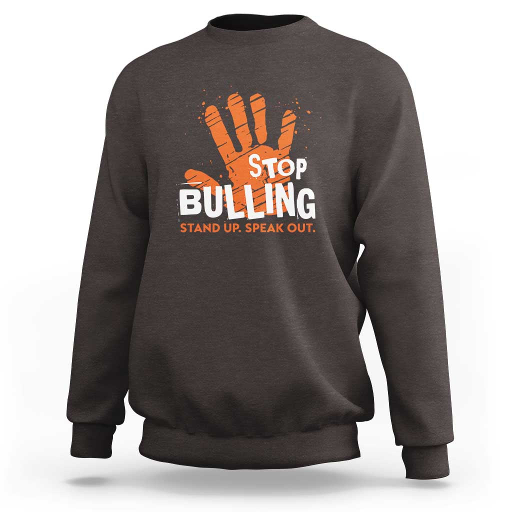 Unity Day Sweatshirt Stop Bullying Stand Up Speak Out - Wonder Print Shop