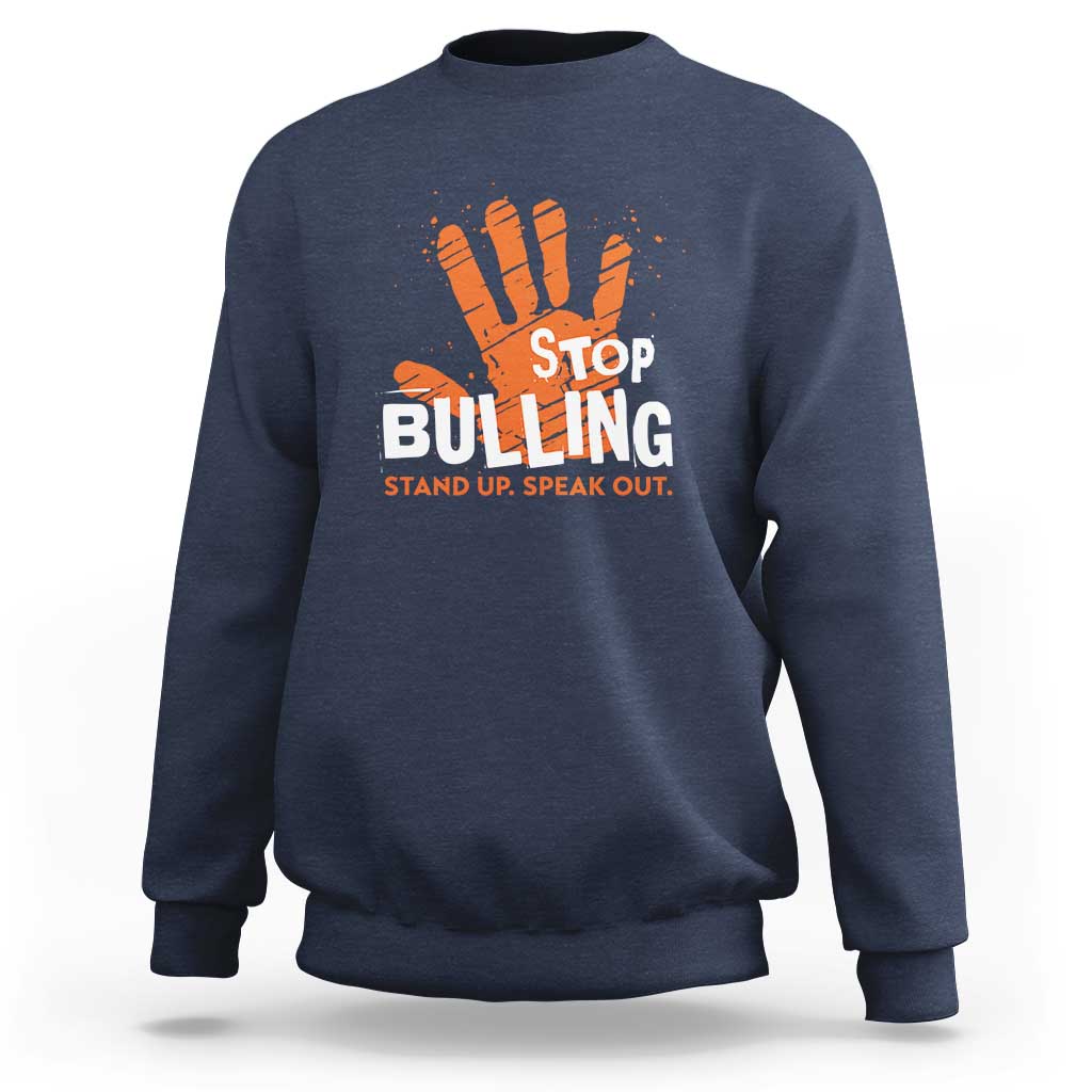 Unity Day Sweatshirt Stop Bullying Stand Up Speak Out - Wonder Print Shop