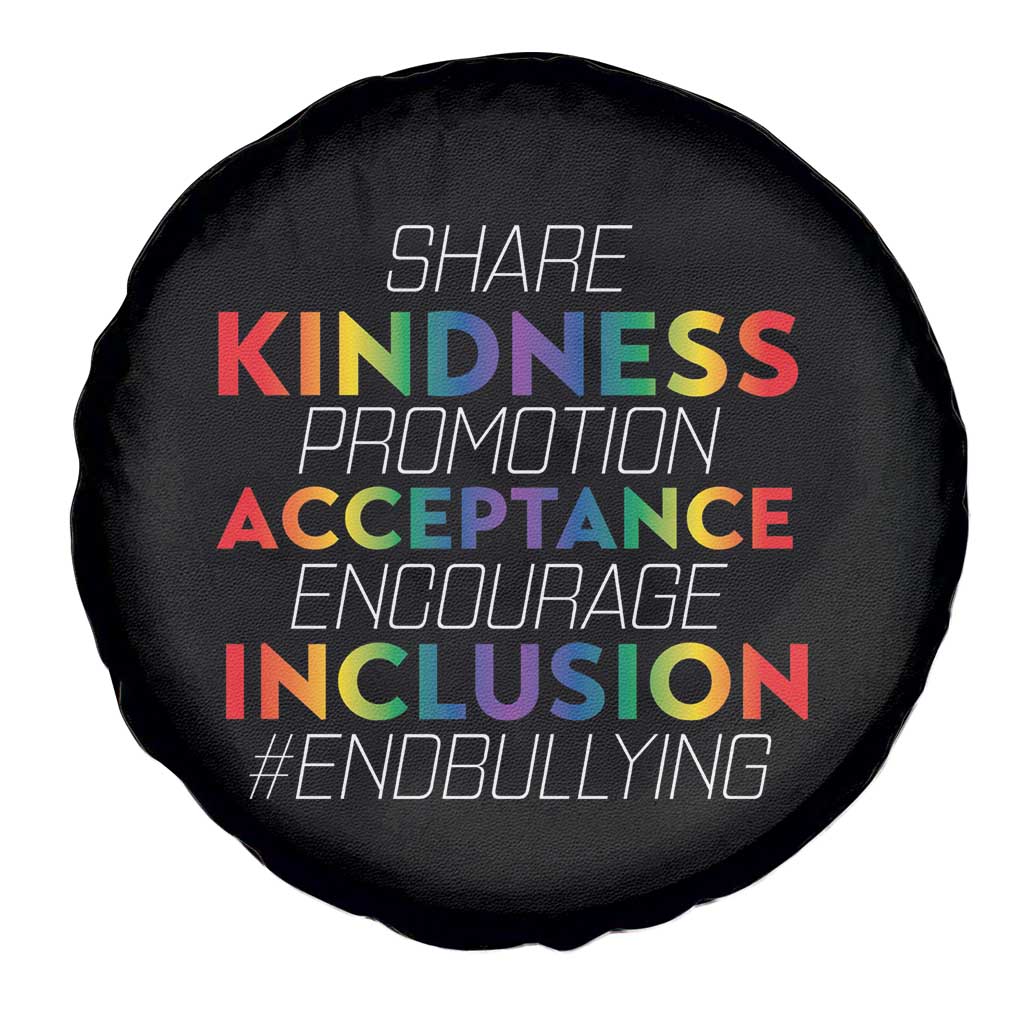 Anti Bullying Spare Tire Cover Share Kindness Promotion Acceptange Encourage Inclusion
