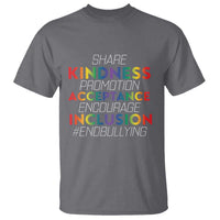 Anti Bullying T Shirt Share Kindness Promotion Acceptange Encourage Inclusion - Wonder Print Shop