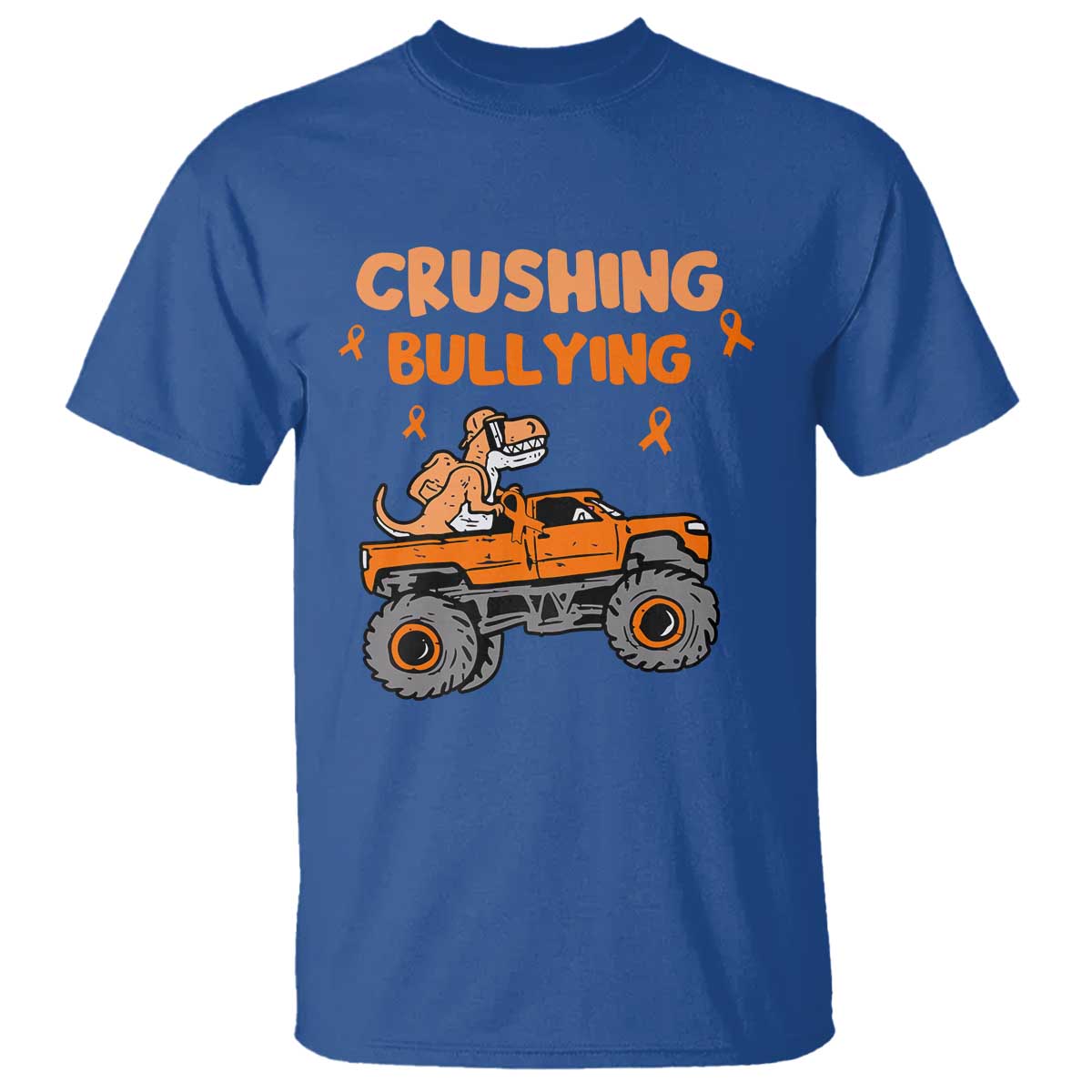 Anti Bullying T Shirt Crushing Bullying Dinosaur Riding Anti Bullying Prevention - Wonder Print Shop
