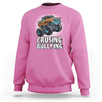 Anti Bullying Sweatshirt Crushing Bullying Monster Truck Anti Bullying Prevention - Wonder Print Shop