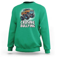 Anti Bullying Sweatshirt Crushing Bullying Monster Truck Anti Bullying Prevention - Wonder Print Shop