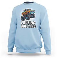 Anti Bullying Sweatshirt Crushing Bullying Monster Truck Anti Bullying Prevention - Wonder Print Shop