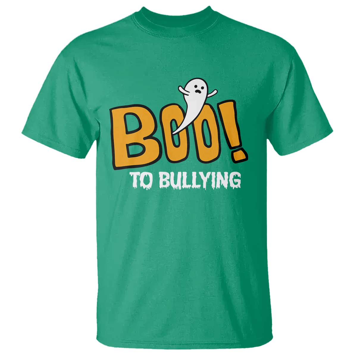 Anti Bullying Halloween T Shirt Boo To Bullying Spooky Ghost - Wonder Print Shop